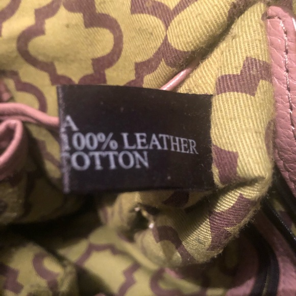 Oryany Light Purple Leather Satchel - Picture 6 of 8